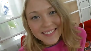 Humiliated schoolgirl - russian schoolgirl climaxes at hand a sex-toy and a vibrator