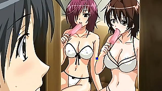 Sisters spied greater than off out of one's mind their step brother hentai