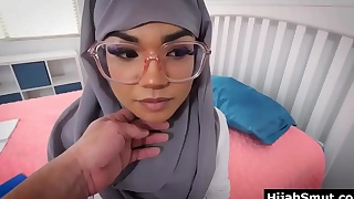 Cute muslim teen fucked by their way classmate
