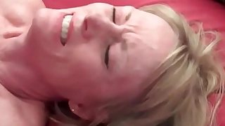 Fuck Grandma In Red In Bed