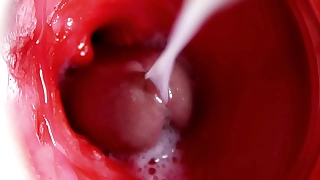 CAMERA INSIDE PUSSY: POWERFULL CUM IN PUSSY! Circuit Internal ASMR in 4K MORE SPERM