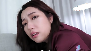 Erotic Chinese Housewife Cici with big tits plays with a unending cock.